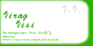 virag visi business card